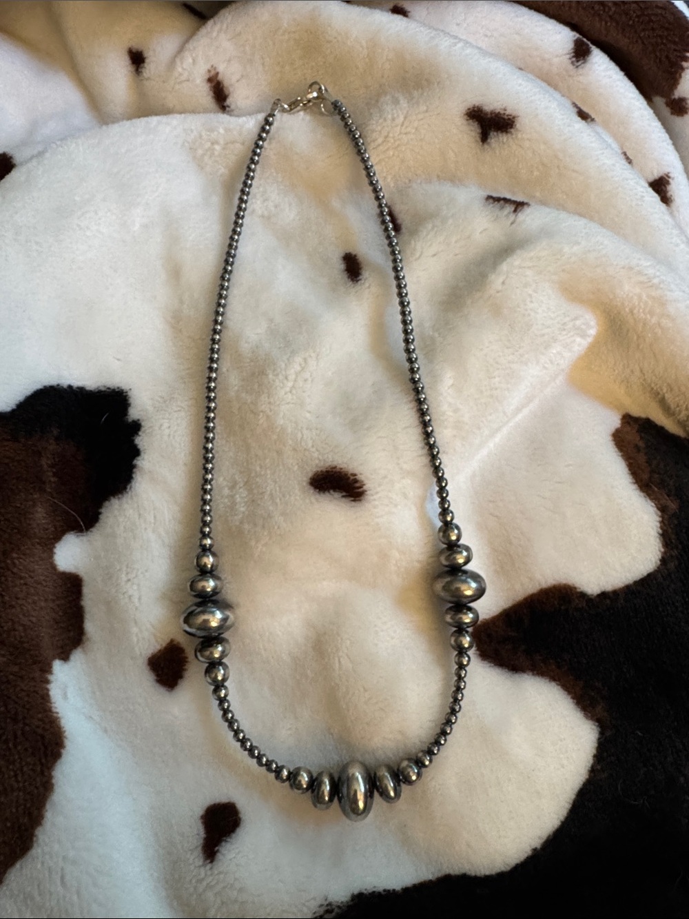 Sterling 925 Pearls Beaded Necklace